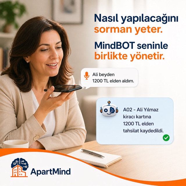 MindBOT seninle birlikte yönetir